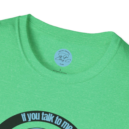 Run Away Unisex Softstyle T-Shirt- Standard Logo