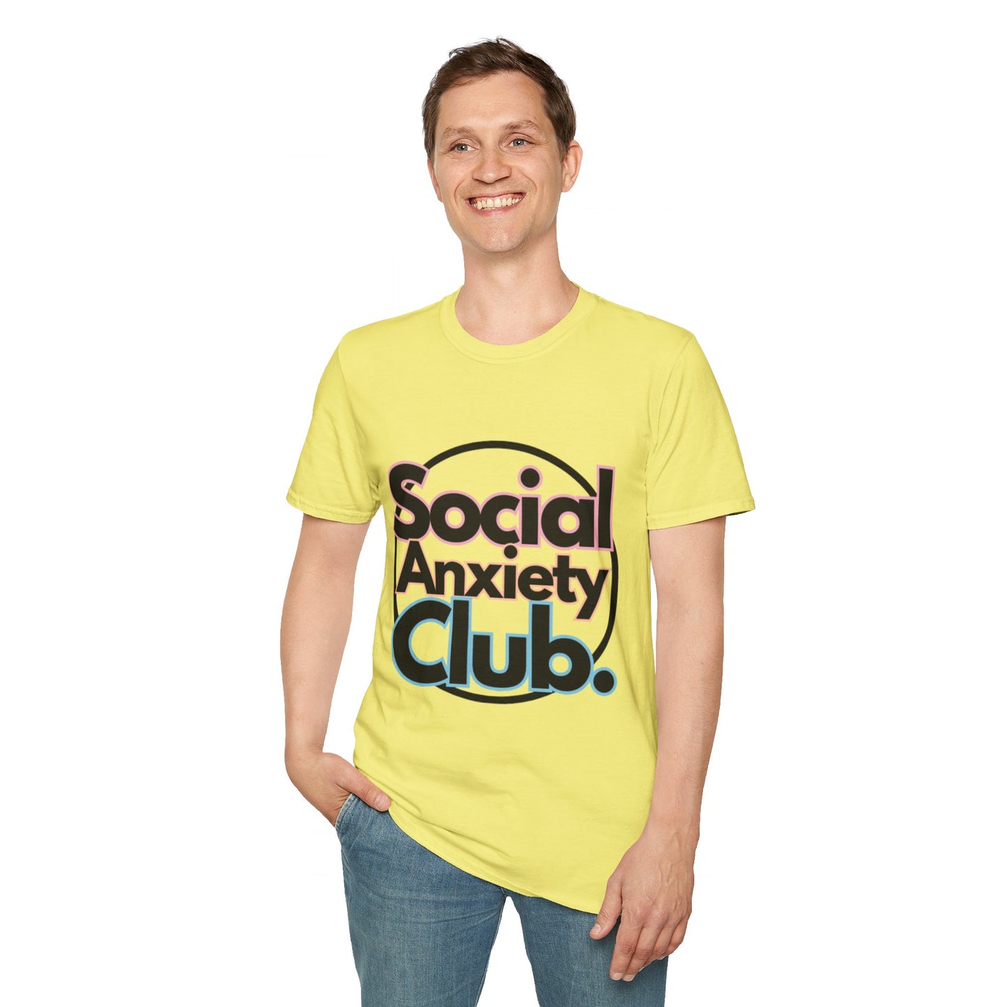 Social Anxiety Club Unisex Softstyle T-Shirt- Standard