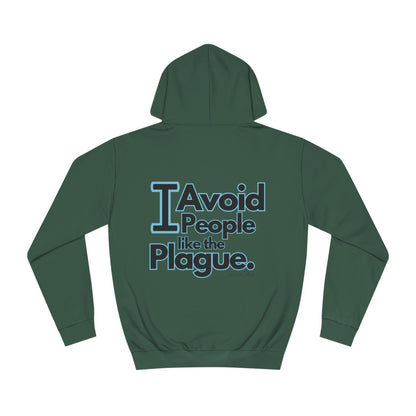 People Plague Unisex College Hoodie- Standard Logo Back