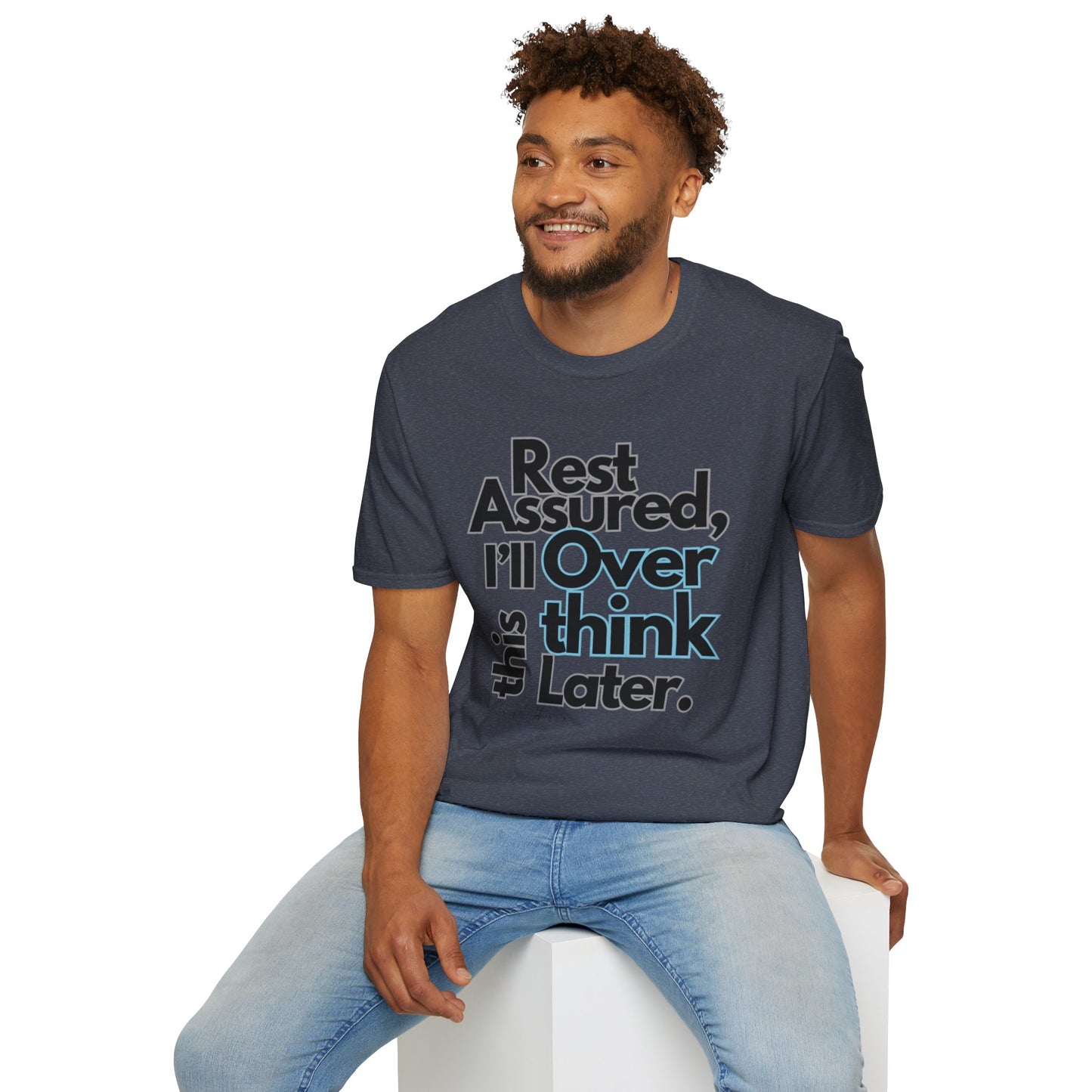 Rest Assured Unisex Softstyle T-Shirt- Standard Front