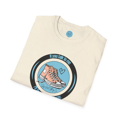 Run Away Unisex Softstyle T-Shirt- Standard Logo