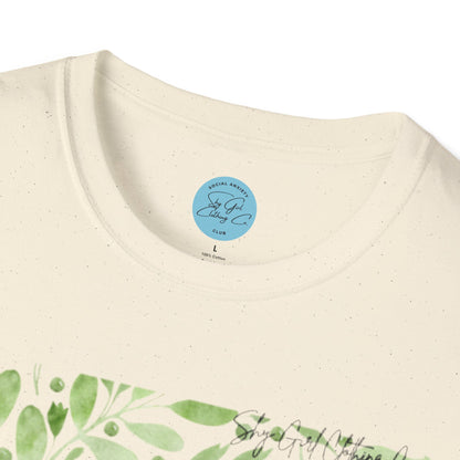 Recharging my Social Batteries Unisex Softstyle T-Shirt- Floral