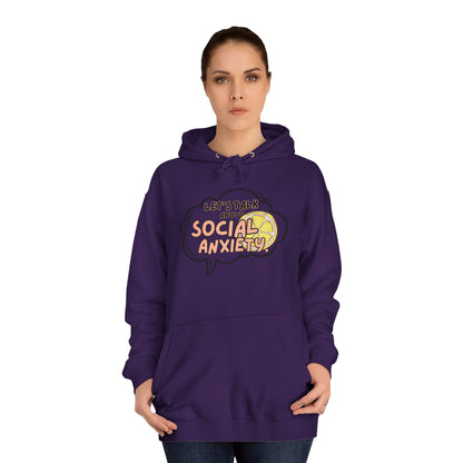 Let's Talk S.A. Unisex College Hoodie