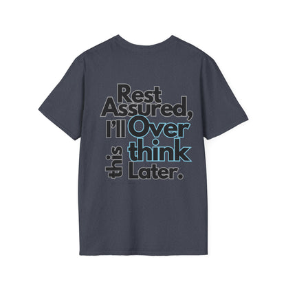 Rest Assured Unisex Softstyle T-Shirt- Standard Back