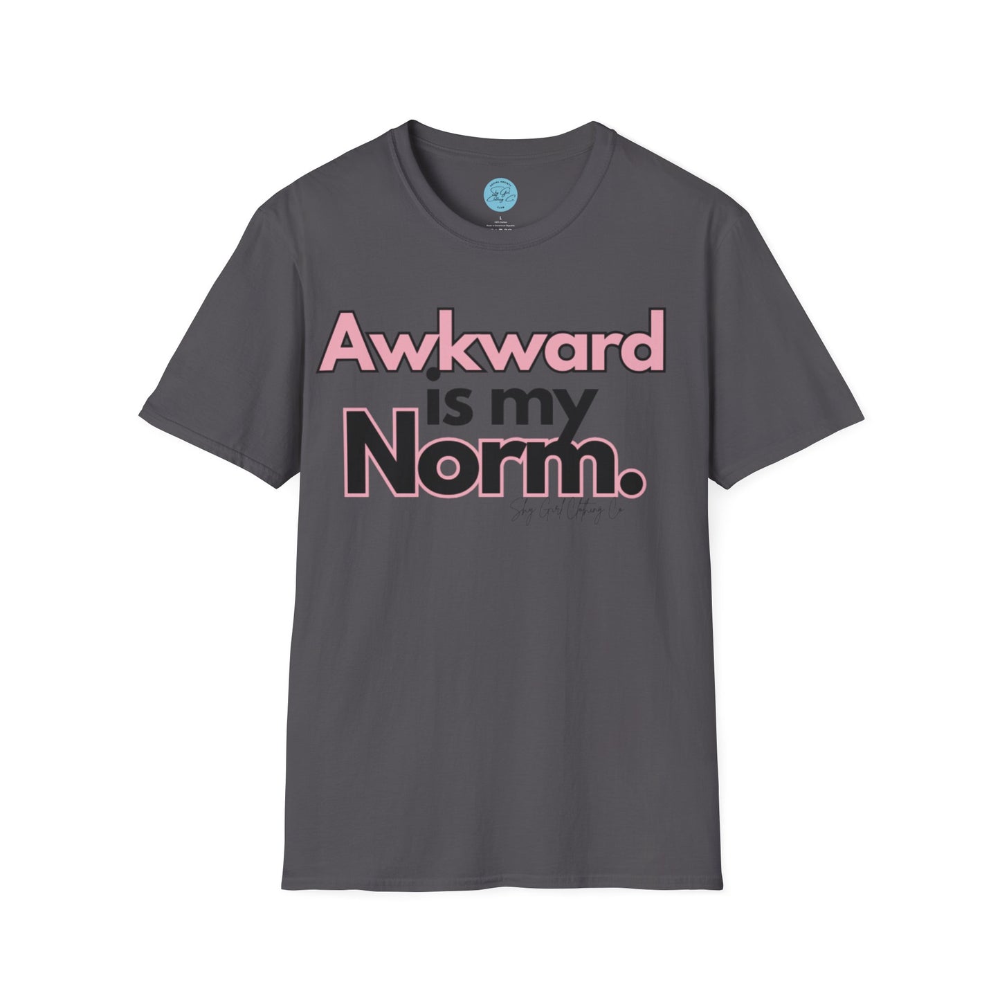 Awkward is my Norm Unisex Softstyle T-Shirt- Floral