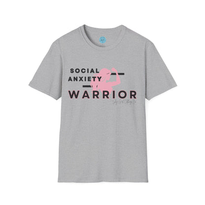 Social Anxiety Warrior Unisex Softstyle T-Shirt- Standard Girl Power