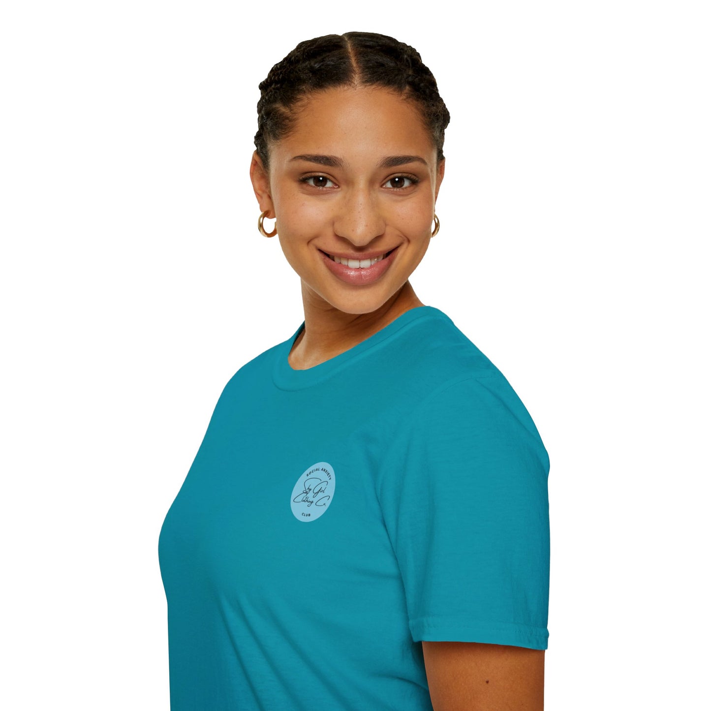 Comfort Zone Unisex Softstyle T-Shirt- Standard Colour Logo Back
