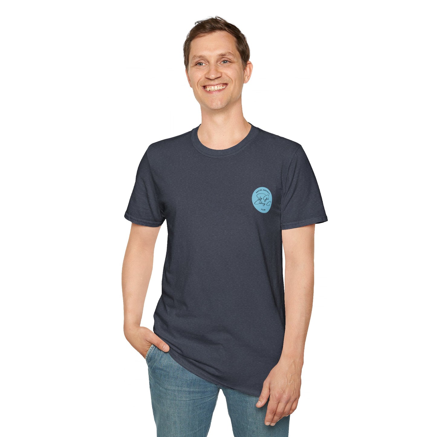 Comfort Zone Unisex Softstyle T-Shirt- Standard Logo Back
