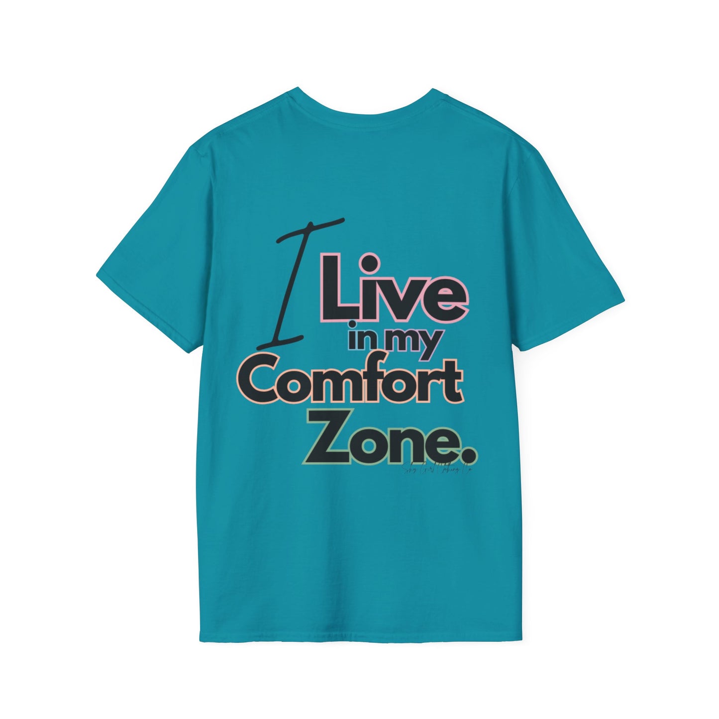 Comfort Zone Unisex Softstyle T-Shirt- Standard Colour Logo Back