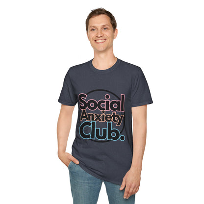 Social Anxiety Club Unisex Softstyle T-Shirt- Standard