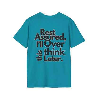 Rest Assured Unisex Softstyle T-Shirt- Standard Back