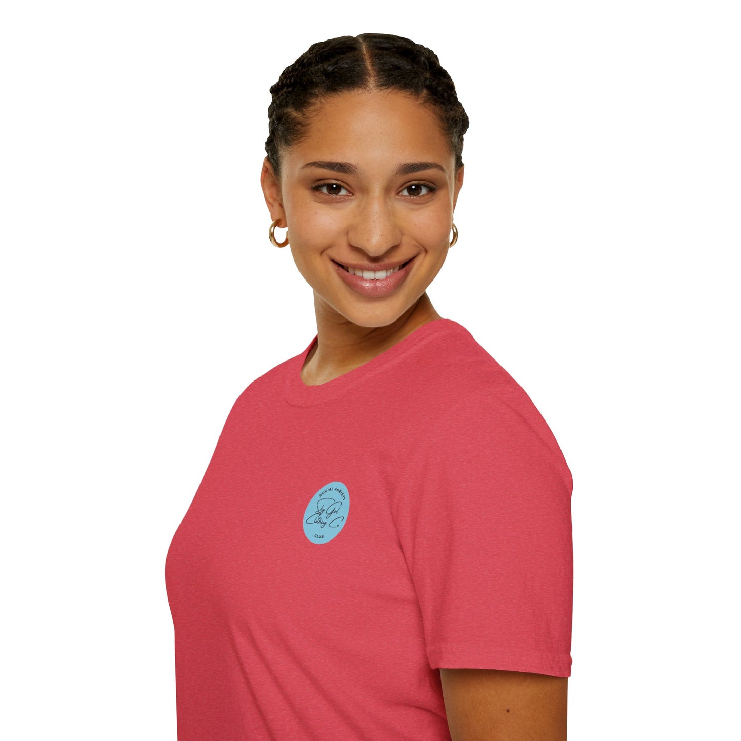 Comfort Zone Unisex Softstyle T-Shirt- Standard Colour Logo Back