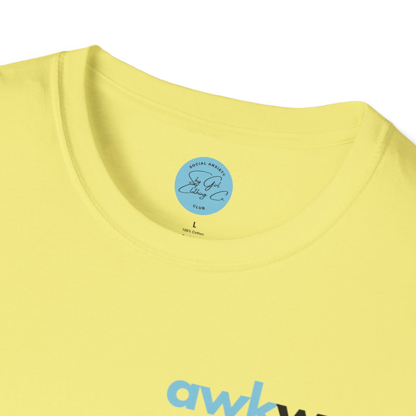Awkward Unisex Softstyle T-Shirt- Small Logo