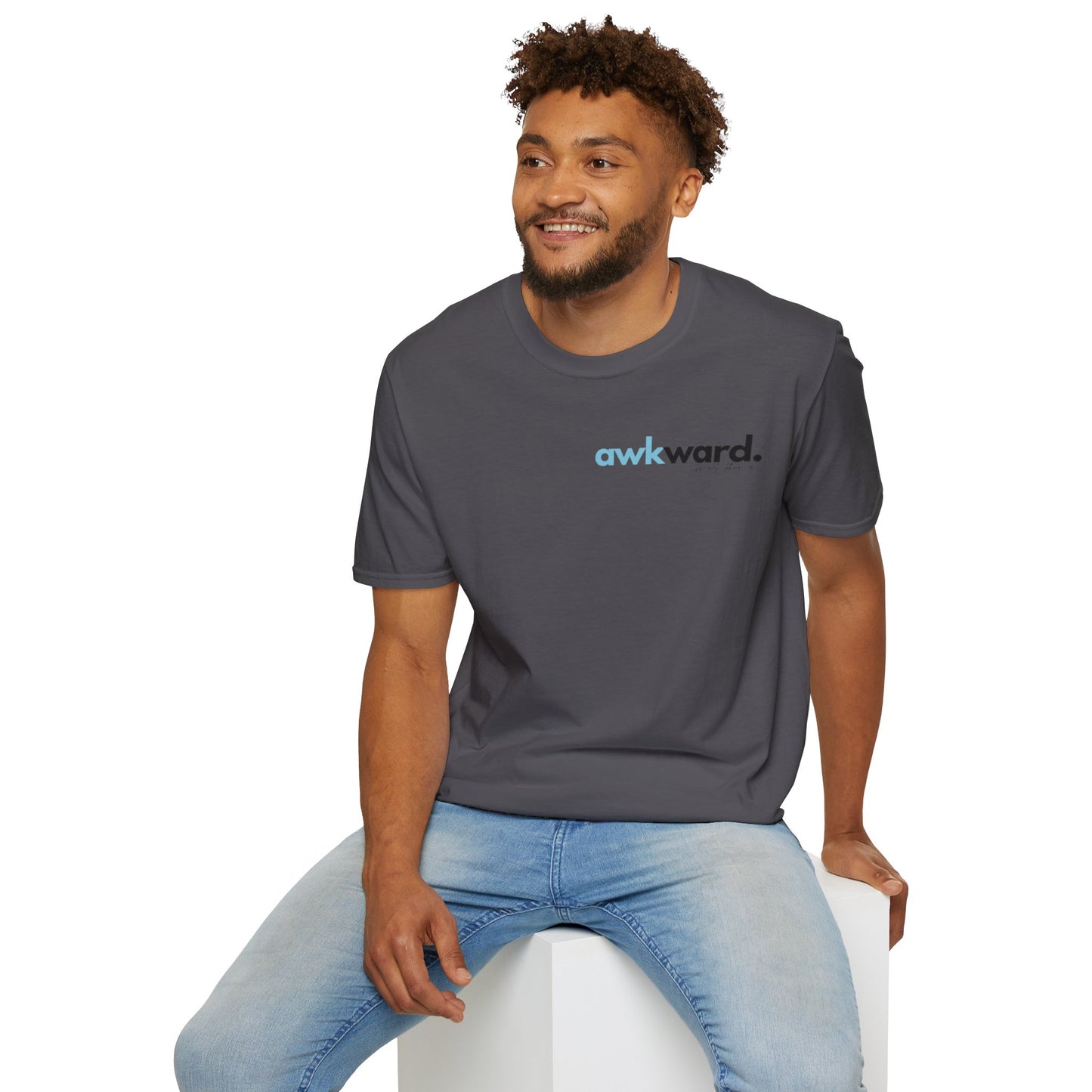 Awkward Unisex Softstyle T-Shirt- Small Logo