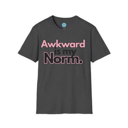 Awkward is my Norm Unisex Softstyle T-Shirt- Floral