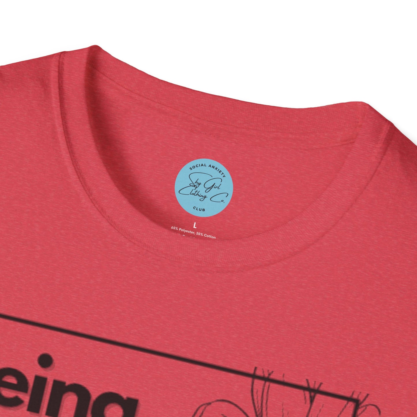 Being Socially Awkward is my Super Power Unisex Softstyle T-Shirt- Boxed Floral