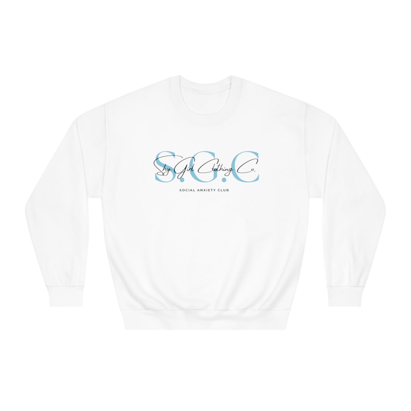 Shy Girl Clothing Co. Logo Unisex DryBlend® Crewneck Sweatshirt- Standard