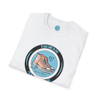 Run Away Unisex Softstyle T-Shirt- Standard Logo