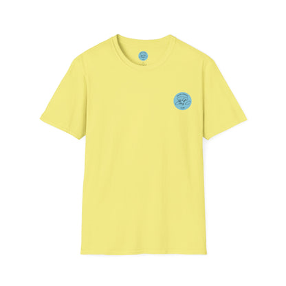 You Can't Hear it Unisex Softstyle T-Shirt- Standard Logo Back