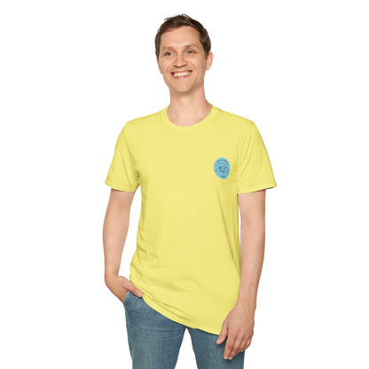 Comfort Zone Unisex Softstyle T-Shirt- Standard Colour Logo Back