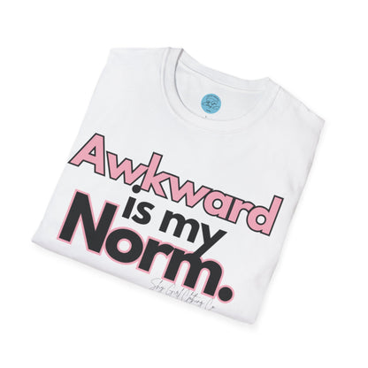 Awkward is my Norm Unisex Softstyle T-Shirt- Floral