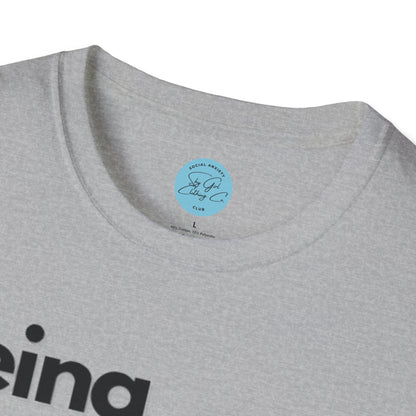 Being Socially Awkward is my Super Power Unisex Softstyle T-Shirt- Standard