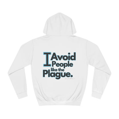 People Plague Unisex College Hoodie- Standard Logo Back