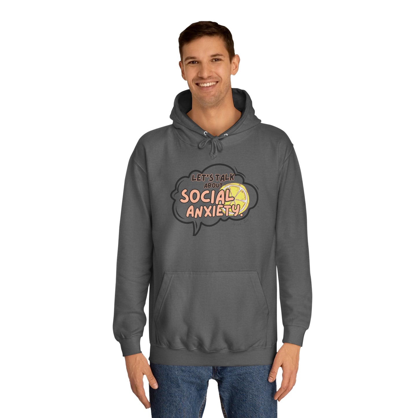 Let's Talk S.A. Unisex College Hoodie