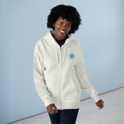 Comfort Zone Unisex Zip Hoodie- Standard Logo Back