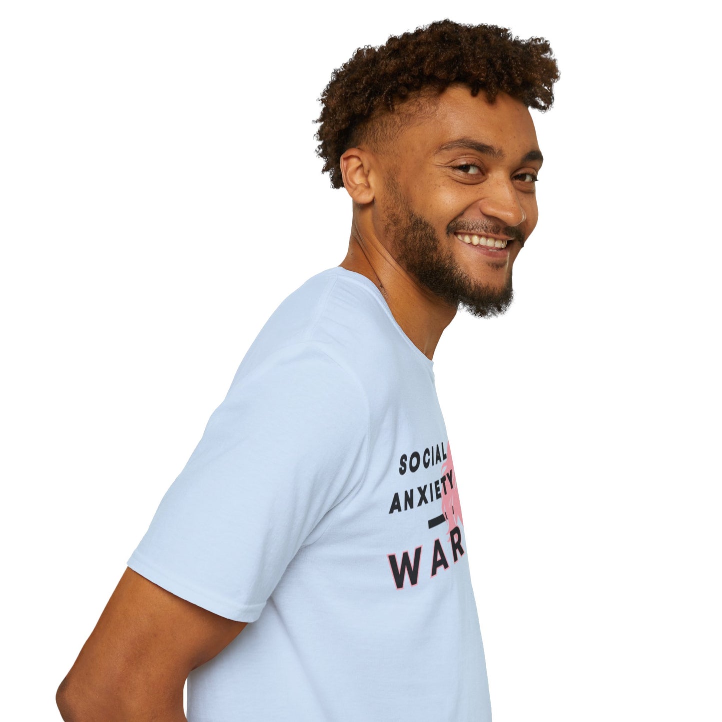 Social Anxiety Warrior Unisex Softstyle T-Shirt- Standard Girl Power