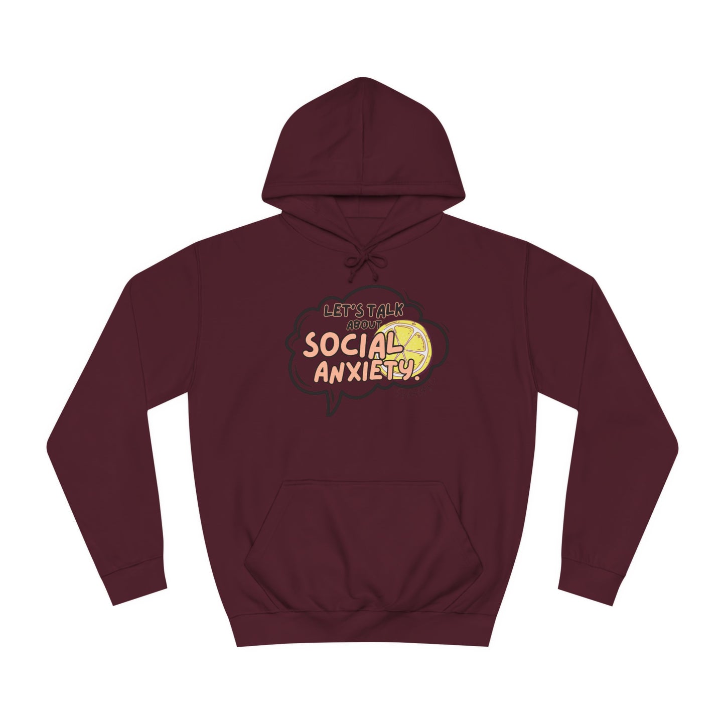 Let's Talk S.A. Unisex College Hoodie