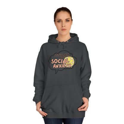 Let's Talk S.A. Unisex College Hoodie