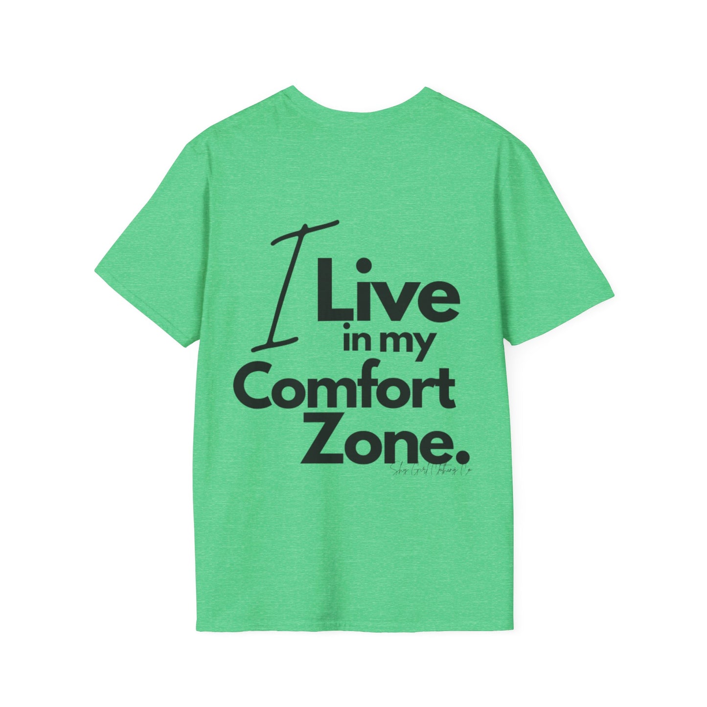 Comfort Zone Unisex Softstyle T-Shirt- Standard Logo Back