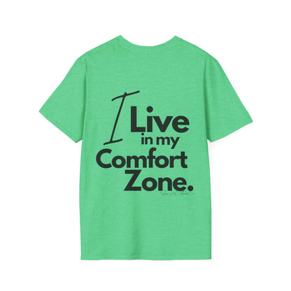 Comfort Zone Unisex Softstyle T-Shirt- Standard Logo Back
