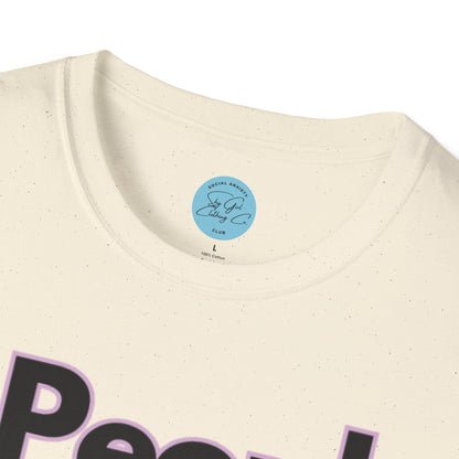 People Scare Me Unisex Softstyle T-Shirt- Peace Sign