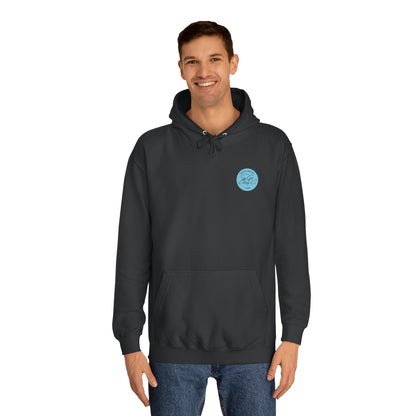 Let's Talk S.A. Unisex College Hoodie-Logo Back