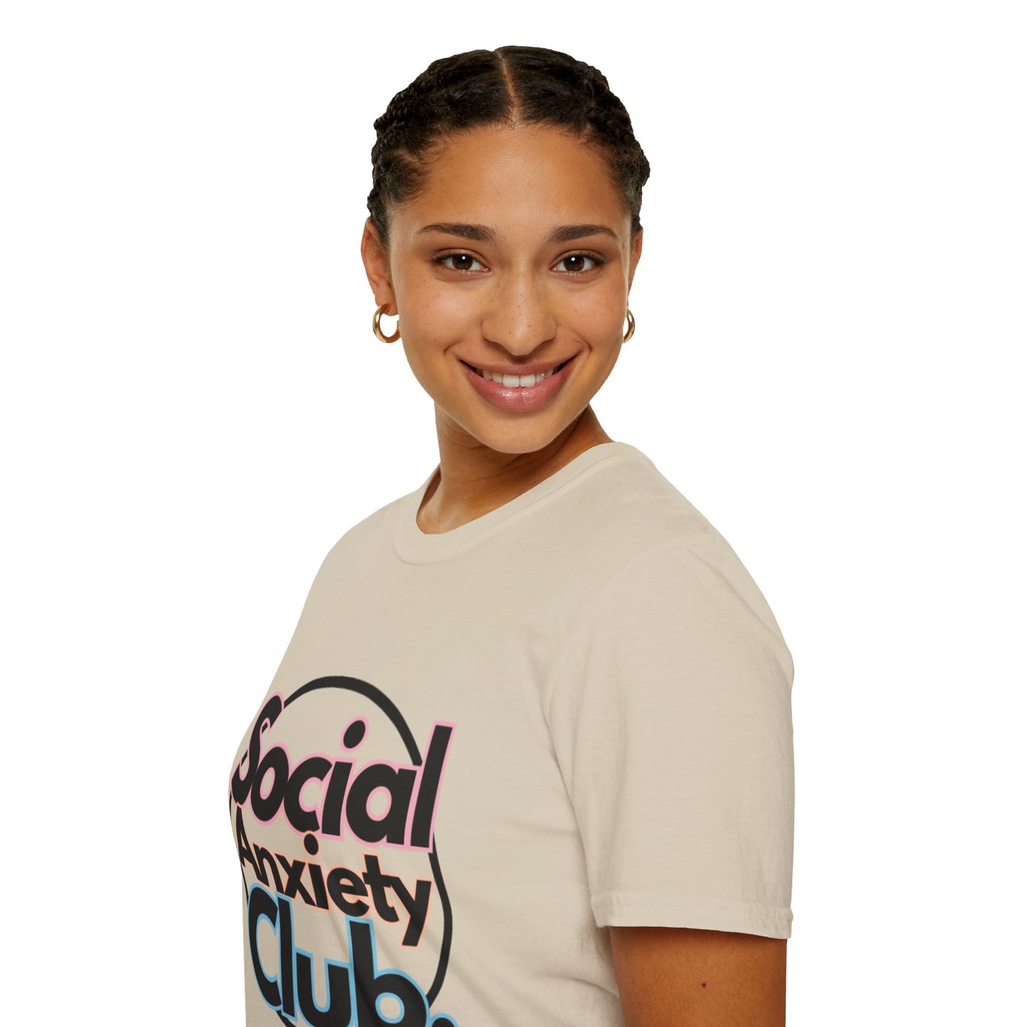 Social Anxiety Club Unisex Softstyle T-Shirt- Standard