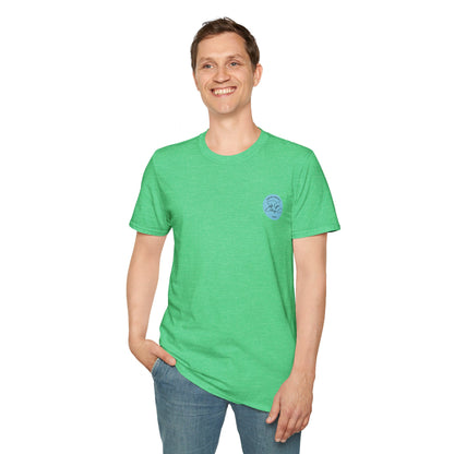 Comfort Zone Unisex Softstyle T-Shirt- Standard Colour Logo Back