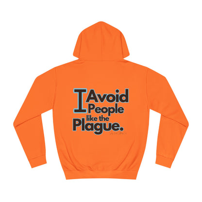 People Plague Unisex College Hoodie- Standard Logo Back
