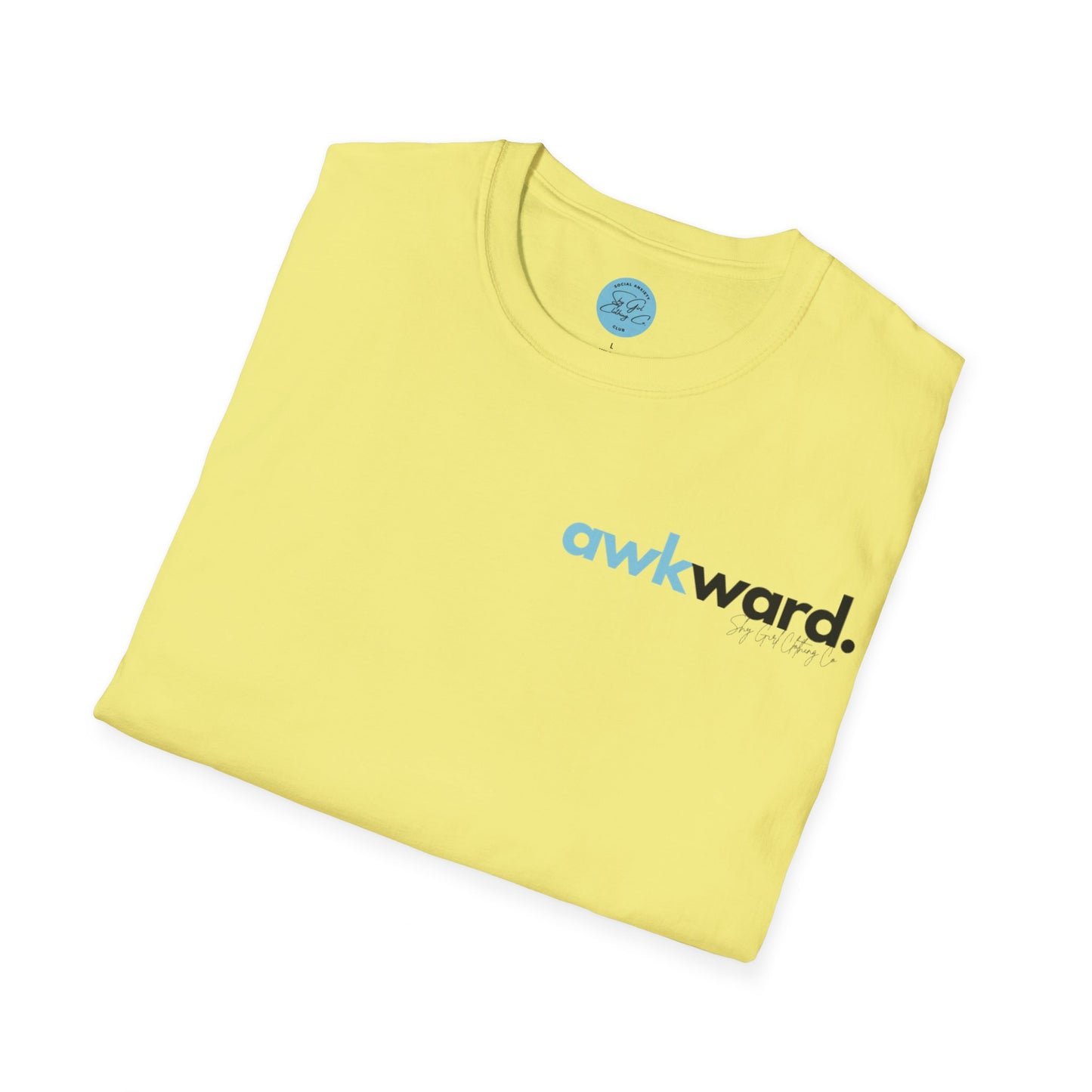 Awkward Unisex Softstyle T-Shirt- Small Logo