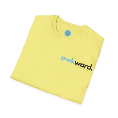 Awkward Unisex Softstyle T-Shirt- Small Logo