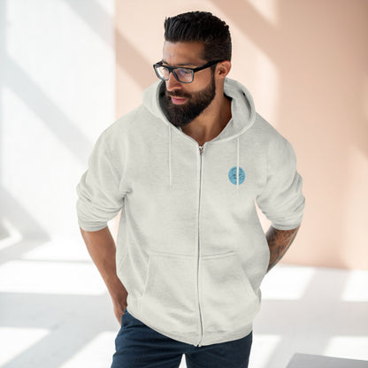 Comfort Zone Unisex Zip Hoodie- Standard Logo Back
