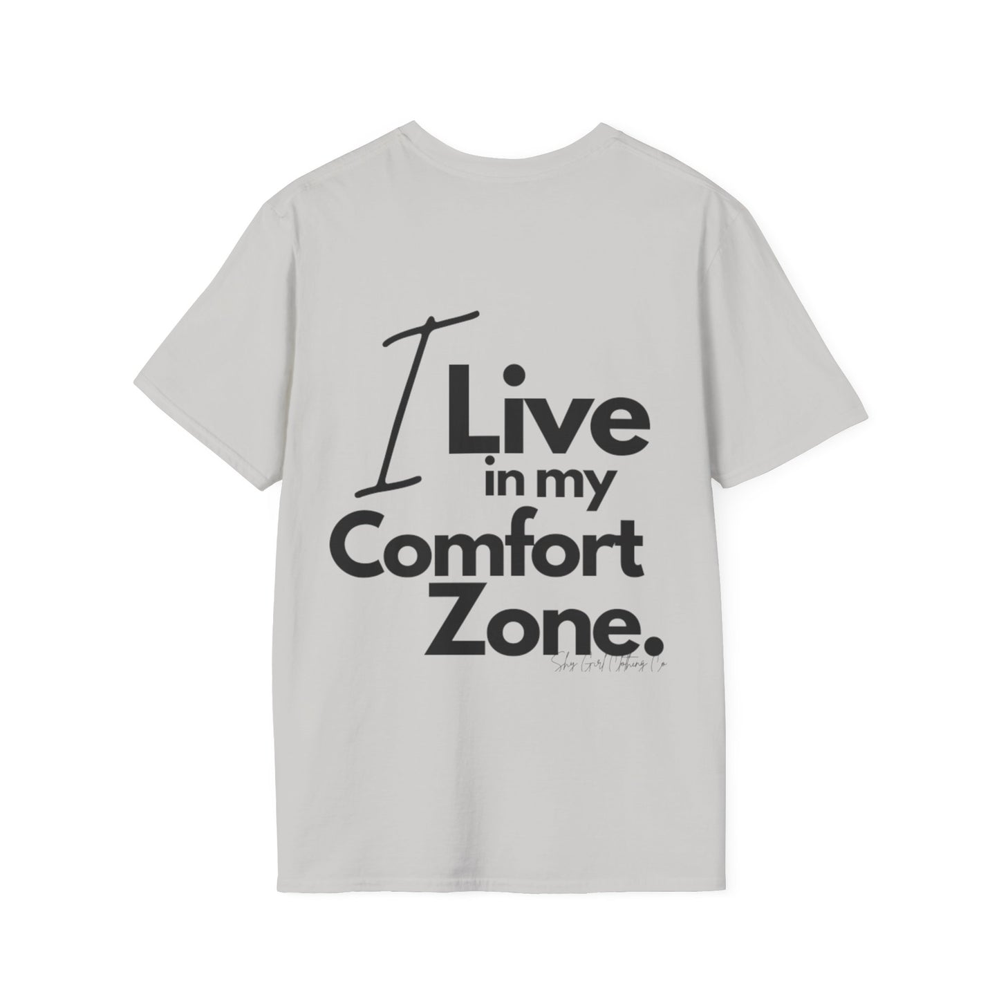 Comfort Zone Unisex Softstyle T-Shirt- Standard Logo Back