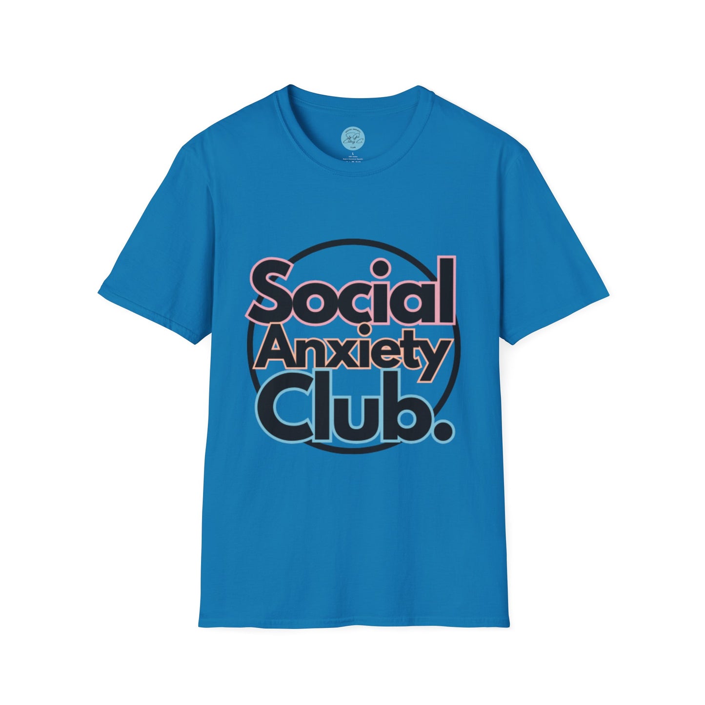 Social Anxiety Club Unisex Softstyle T-Shirt- Standard
