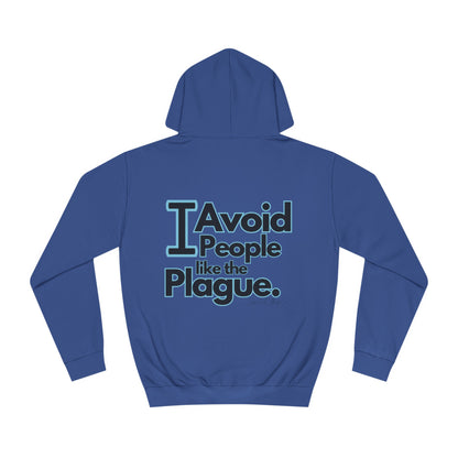 People Plague Unisex College Hoodie- Standard Logo Back