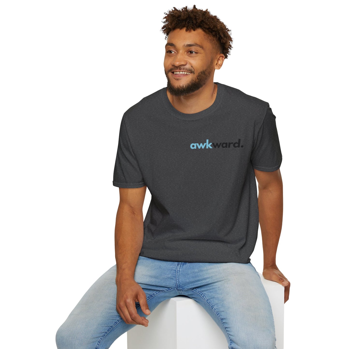 Awkward Unisex Softstyle T-Shirt- Small Logo