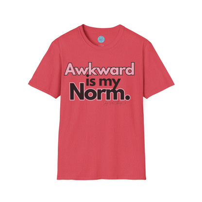 Awkward is my Norm Unisex Softstyle T-Shirt- Floral