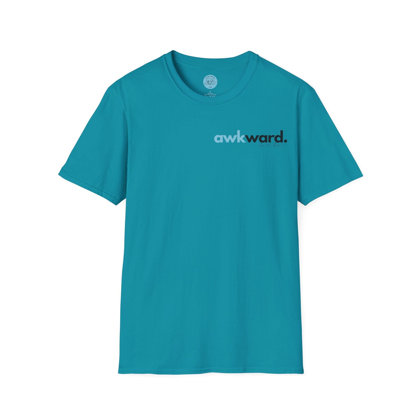 Awkward Unisex Softstyle T-Shirt- Small Logo
