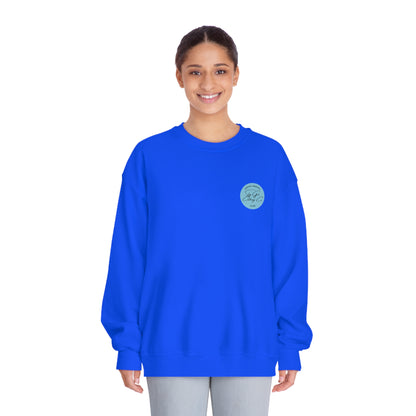Rest Assured Unisex DryBlend® Crewneck Sweatshirt- Standard Logo Back