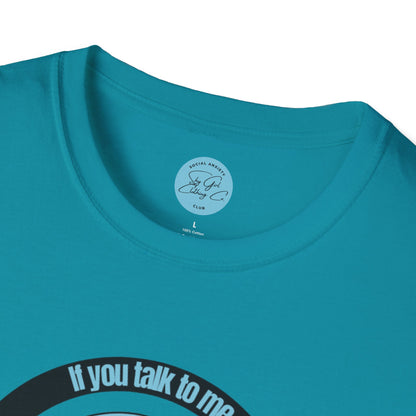 Run Away Unisex Softstyle T-Shirt- Standard Logo